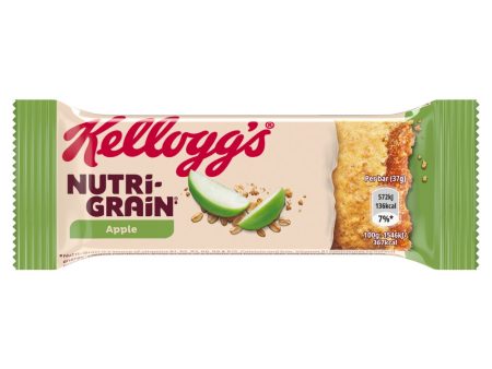 KELLOGG S NUTRI-GRAIN SOFT & FRUITY APPLE BARS (37g) x 25 Sale