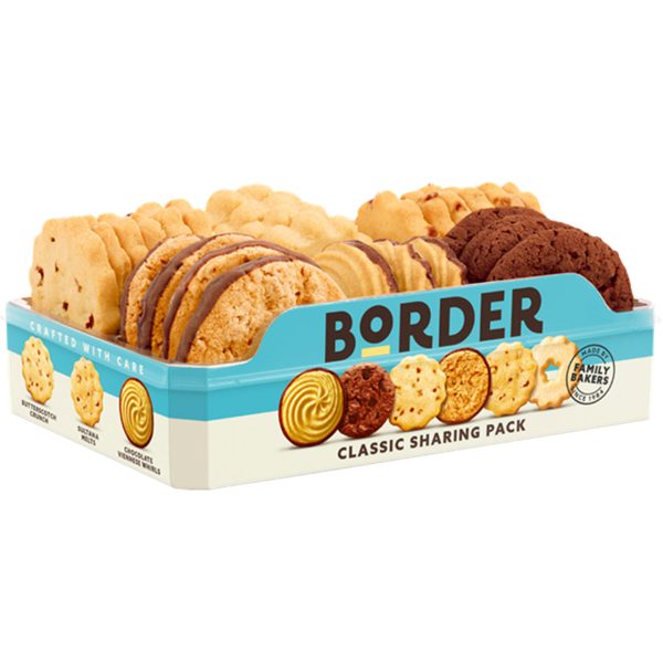 BORDER LUXURY BISCUITS CATERING ASSORTMENT (400g) x 4 For Cheap