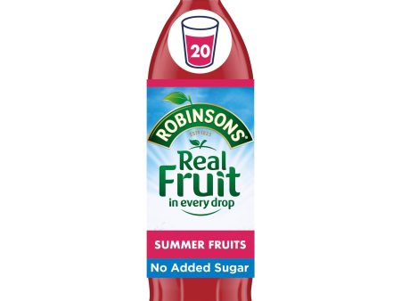 ROBINSONS NO ADDED SUGAR SUMMER FRUITS (1 litre) x 1 For Discount