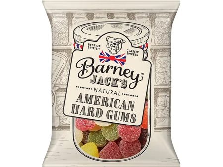 BARNEY JACKS AMERICAN HARD GUMS (150g) x 12 For Discount