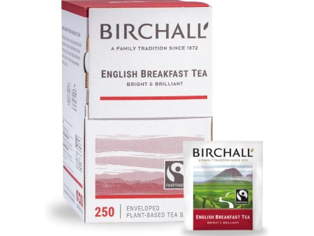 BIRCHALL ENGLISH BREAKFAST ENV PLANT BASED TEA (250 bags) For Sale