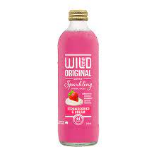 Wild One Organic Sparkling Mineral Water Strawberries & Cream 12x345ml Online Hot Sale