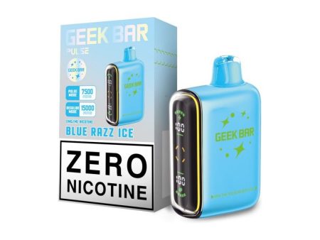 Geek Bar Pulse Blue Razz Ice Zero Nic Supply