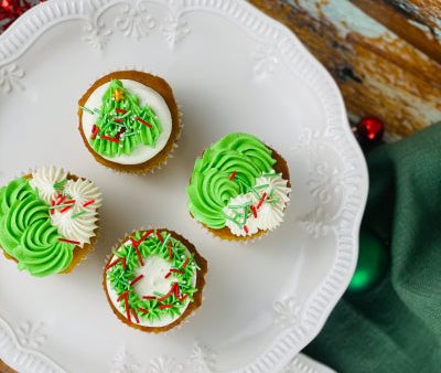 ***SPECIAL 50% OFF*** Homemade Bliss Gluten Free Christmas Cupcakes Cheap