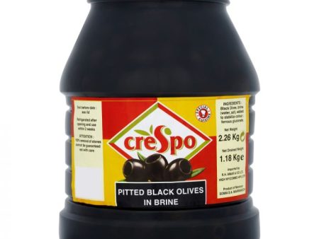 CRESPO PITTED BLACK OLIVES (2.26kg) For Sale