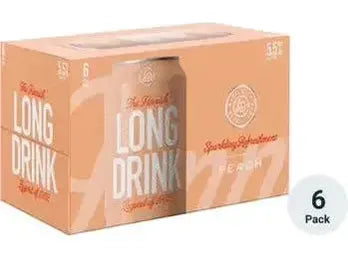 ***Long Drink Peach Cocktail (6pk) Supply