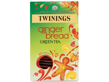 TWININGS GINGERBREAD GREEN TEA (20 bags) For Cheap