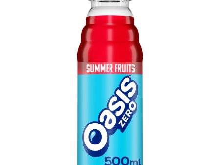 OASIS SUMMER FRUIT ZERO (500ml) x 12 on Sale