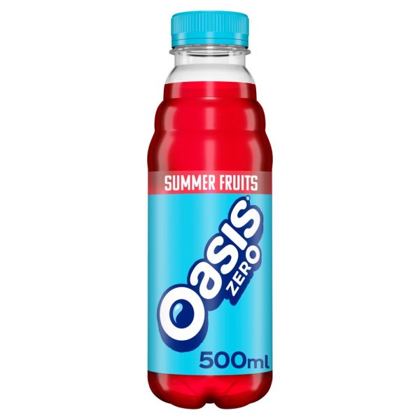 OASIS SUMMER FRUIT ZERO (500ml) x 12 on Sale