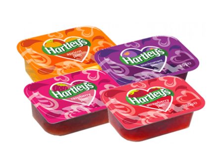 HARTLEY S CLASSIC ASSORTED JAM PORTIONS (PLASTIC) x 100 For Discount