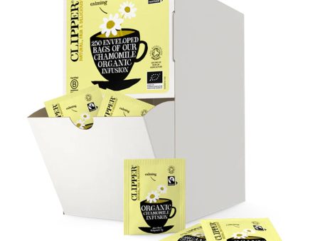 CLIPPER CHAMOMILE ENVELOPED & TAGGED TEA (250 bags) Discount