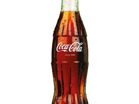 COCA-COLA ICON GLASS BOTTLES (330ml) x 24 For Sale