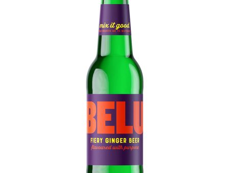 BELU FIERY GINGER BEER GLASS BOTTLES (200ml) x 24 Online