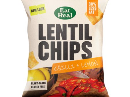 EAT REAL CHILLI & LEMON LENTIL (40g) x 18 Hot on Sale