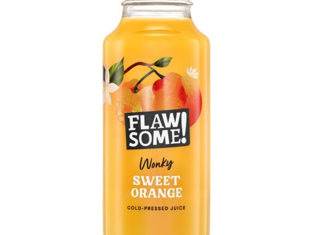 FLAWSOME! ORANGE JUICE GLASS BOTTLES (250ml) x 12 Sale