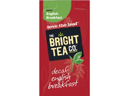 FLAVIA BRIGHT TEA CO ENGLISH BREAKFAST DECAF TEA x 140 Hot on Sale