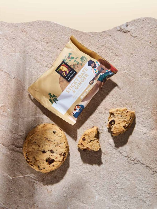 Byron Bay Gluten Free Sticky Date & Ginger Cookies Individually Wrapped Online