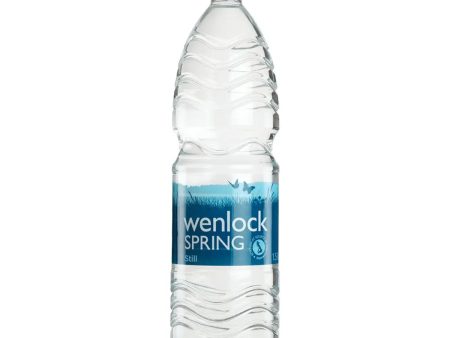 WENLOCK SPRING WATER STILL - PLASTIC BOTTLES (1.5L) x 12 Cheap