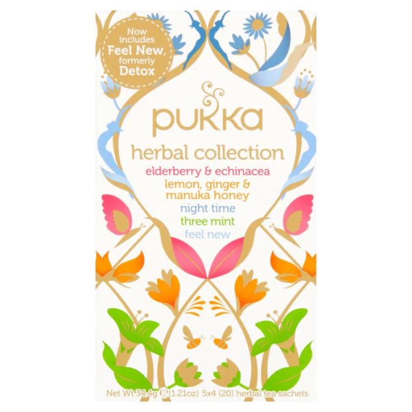 PUKKA HERBAL COLLECTION ORGANIC TEA (20 bags) Cheap