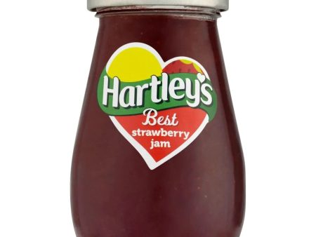 HARTLEY S BEST STRAWBERRY JAM JARS (340g) x 6 Online now