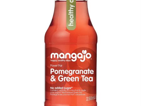 MANGAJO POMEGRANATE & GREEN TEA (250ml) x 12 Online Sale