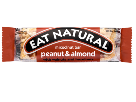 EAT NATURAL BARS PEANUT ALMOND & HAZELNUT (45g) x 12 Cheap