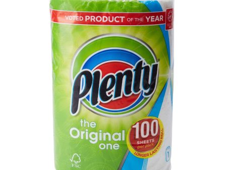 PLENTY KITCHEN ROLLS WHITE (100-sheet) x 6 Online