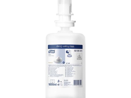 TORK MILDLY SCENTED HAND WASHING FOAM SOAP (1LTR) x 6 Online now