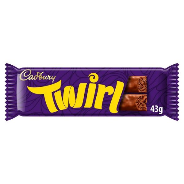 CADBURY TWIRL BARS (43g) x 48 Fashion