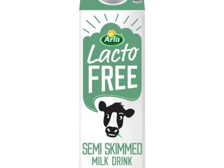 ARLA LACTOFREE SEMI SKIMMED MILK (1L) For Sale