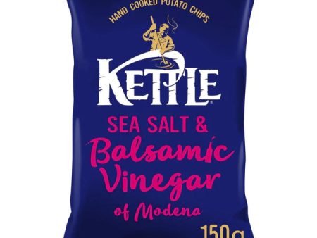 KETTLE CHIPS SEA SALT & BALSAMIC VINEGAR (130g) x 12 For Discount