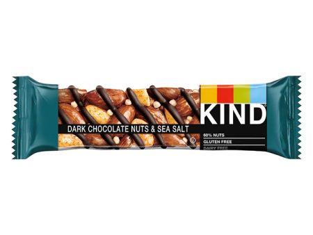 KIND DARK CHOCOLATE NUTS AND SEA SALT BARS (40g) x 12 Hot on Sale