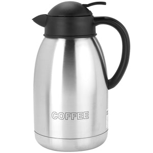 1.9L SHATTERPROOF STAINLESS STEEL COFFEE INSCRIBED VACUUM JUG Online now