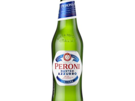 PERONI NASTRO AZZURO BEER - GLASS BOTTLES (330ml) x 24 Online