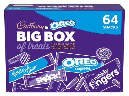 CADBURY & OREO BIG BOX OF TREATS   BULK BOX x 64 Online