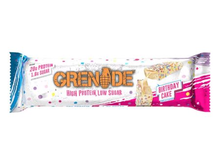 GRENADE CARB KILLA BIRTHDAY CAKE BARS (60g) x 12 Supply