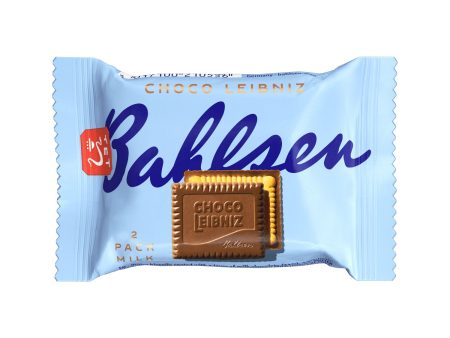 BAHLSEN CHOCO LEIBNIZ MILK CHOCOLATE BISCUITS MINI PACKS (2-pack) x 30 For Sale