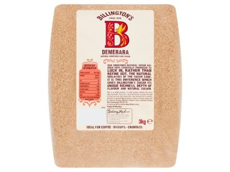 BILLINGTON S DEMERARA SUGAR (3kg) Supply