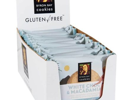 Byron Bay Gluten Free White Choc Macadamia Cookies Individually Wrapped on Sale