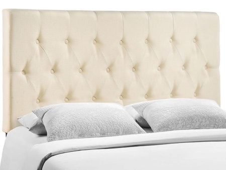 Clique Full Headboard in Ivory Hot on Sale