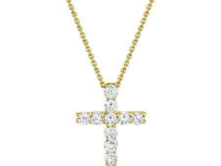 0.32CT DIAMOND CROSS NECKLACE Cheap