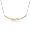 White & Yellow Gold Diamond Necklace Discount