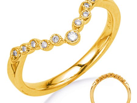 Yellow Gold Diamond Wedding Band Cheap