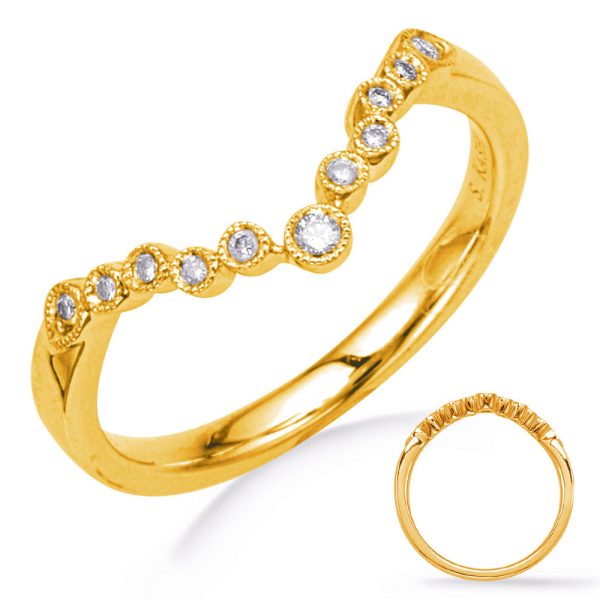 Yellow Gold Diamond Wedding Band Cheap