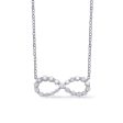 White Gold Diamond Infinity Necklace Online