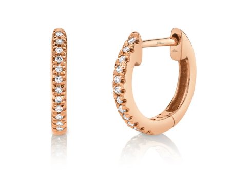 0.07CT DIAMOND HUGGIE EARRING Online Hot Sale