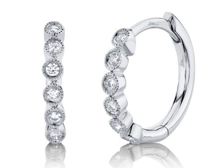 0.11CT DIAMOND HUGGIE EARRING Sale