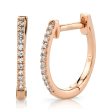 0.08CT DIAMOND HUGGIE EARRING Online Hot Sale