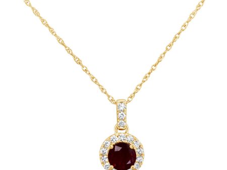 14K White Gold Sapphire Diamond Pendant For Sale