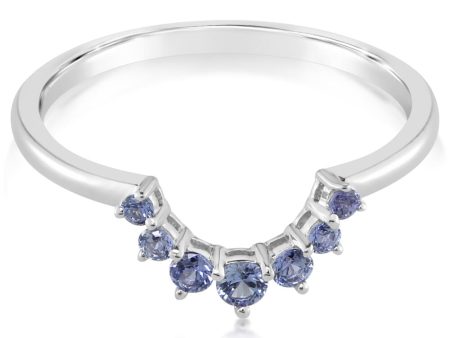 14K White Gold Yogo Sapphire Ring Supply